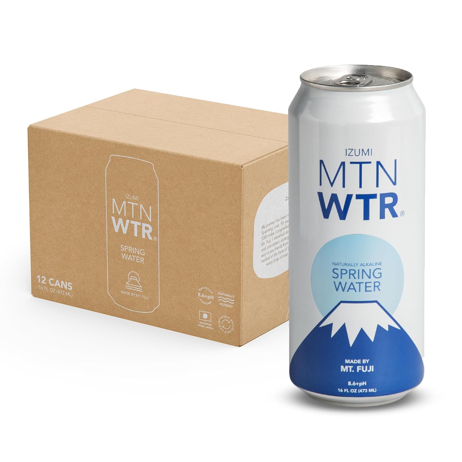 MTN WTR Naturally Alkaline Spring Water